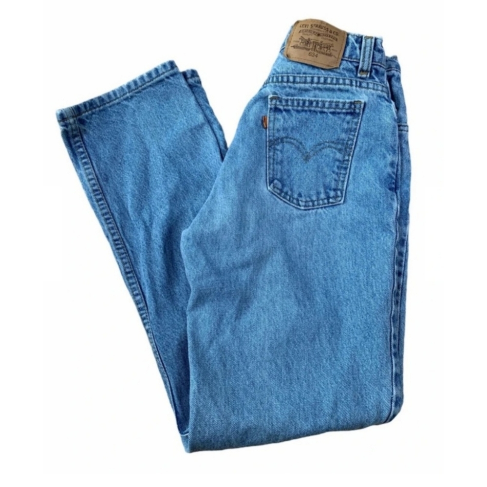 Vintage 90s Orange Tab Levis 26W